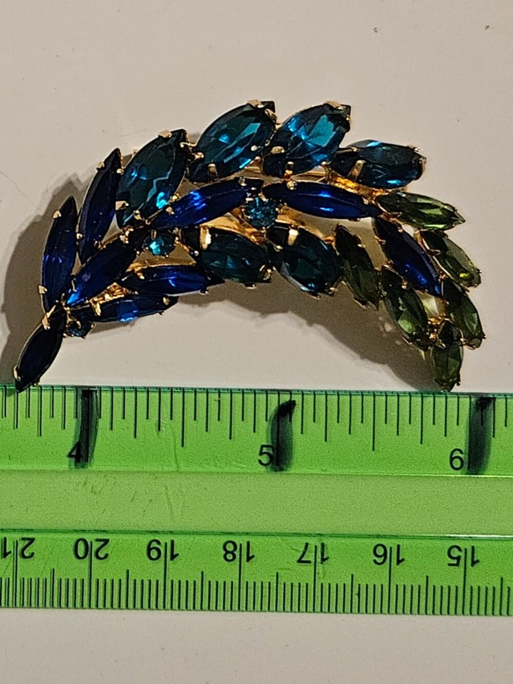 Lot of 2 Rhinestone Brooches #12